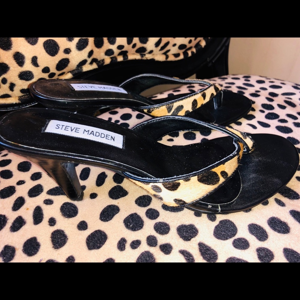 Steve Madden Leopard Sandals